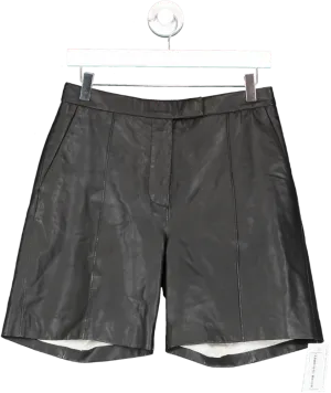 DAY Black 2nd Erie Leather Shorts UK 8