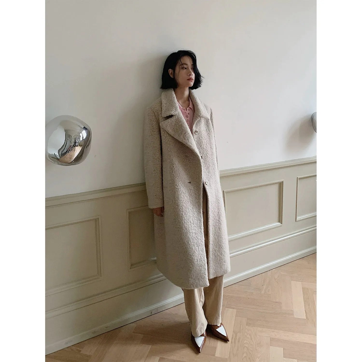 Deep Winter Alpaca Wool Coat