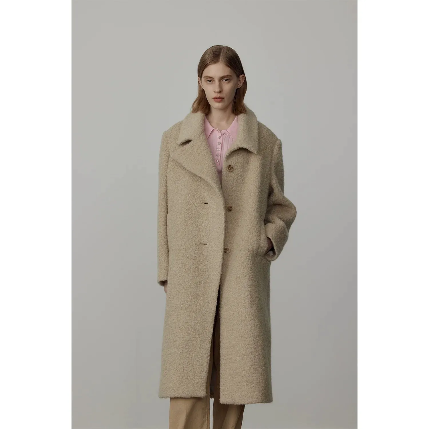 Deep Winter Alpaca Wool Coat