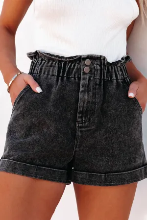 Denim Shorts with Pockets
