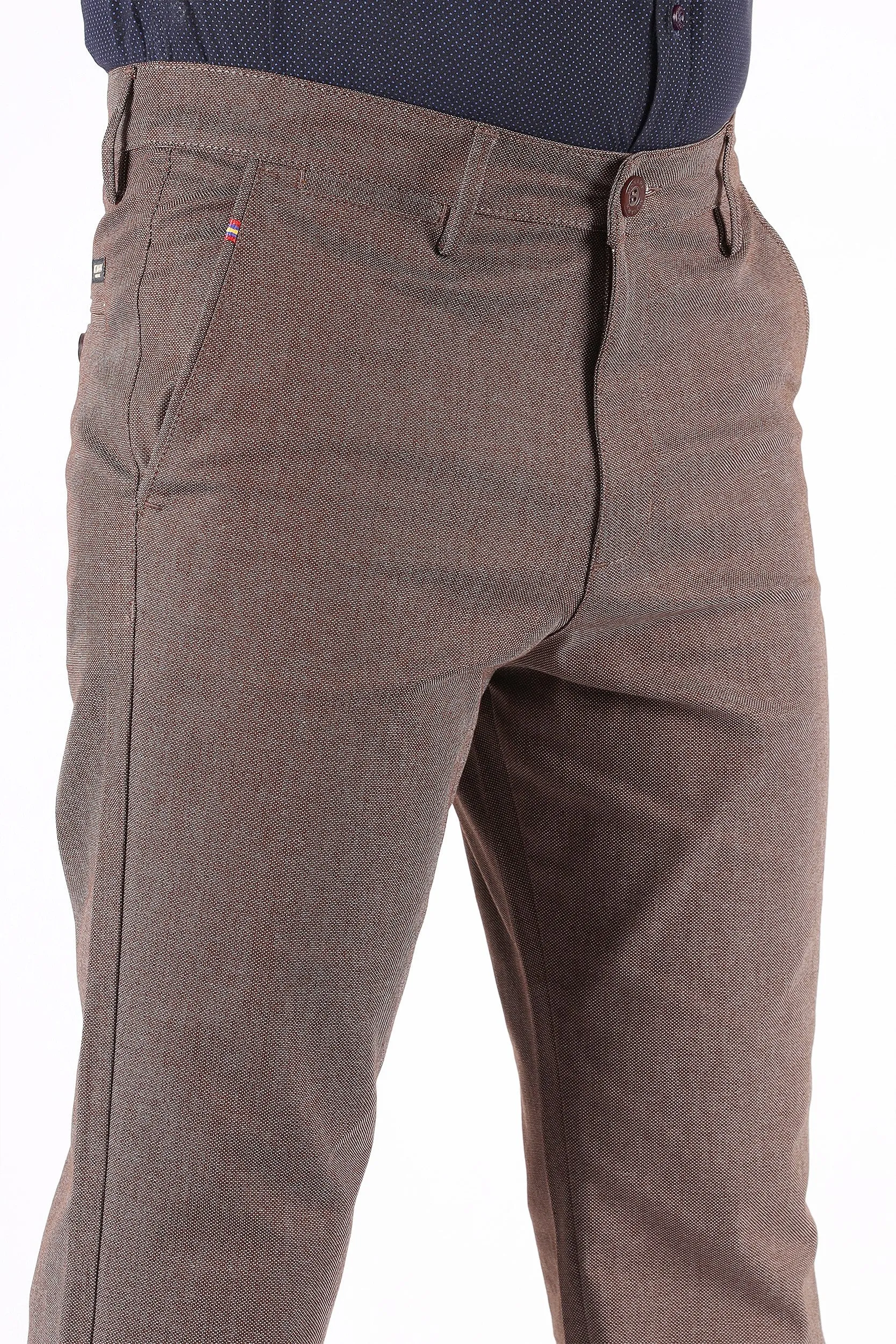 DOBBY TEXTURED TAPERED PANTS