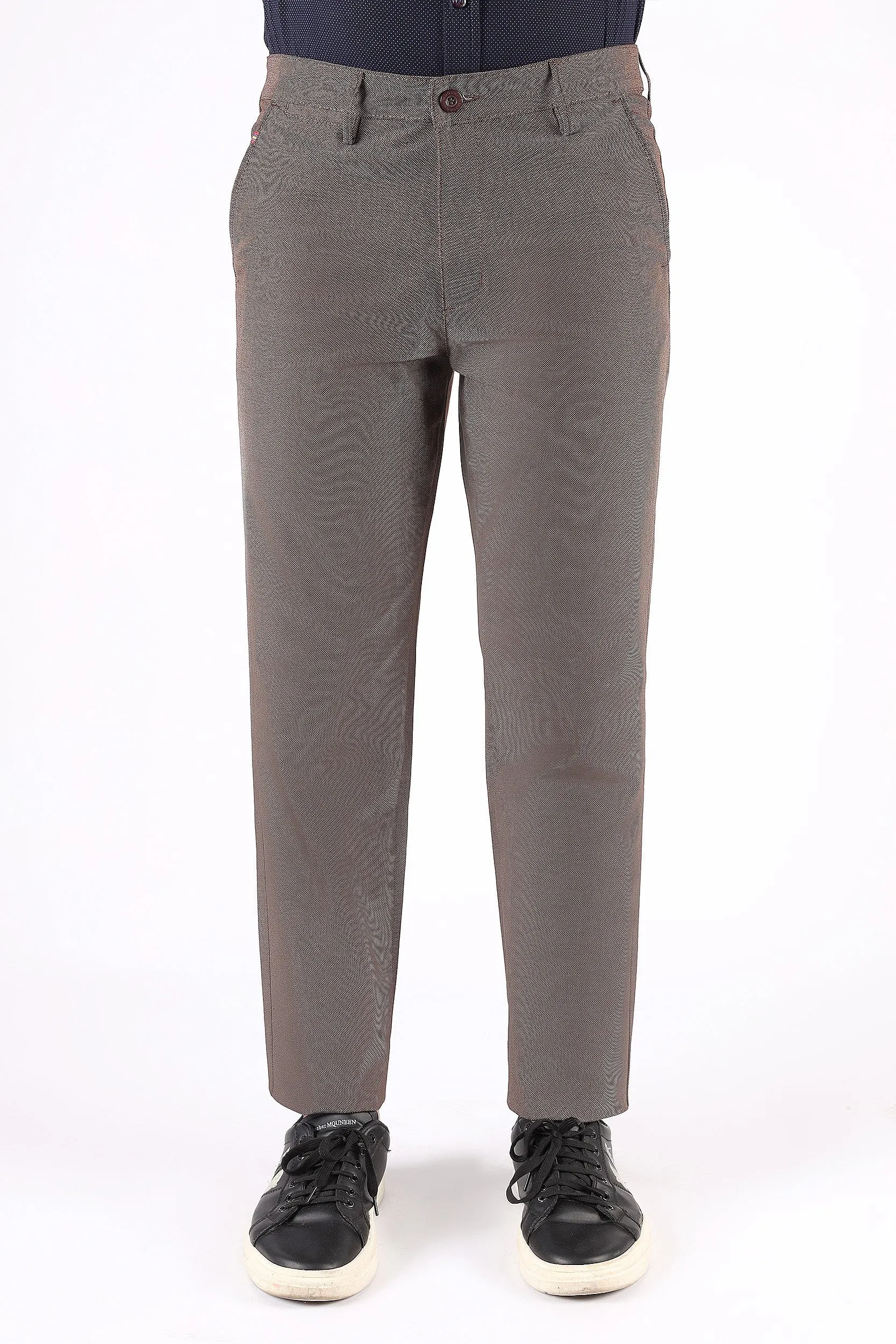 DOBBY TEXTURED TAPERED PANTS