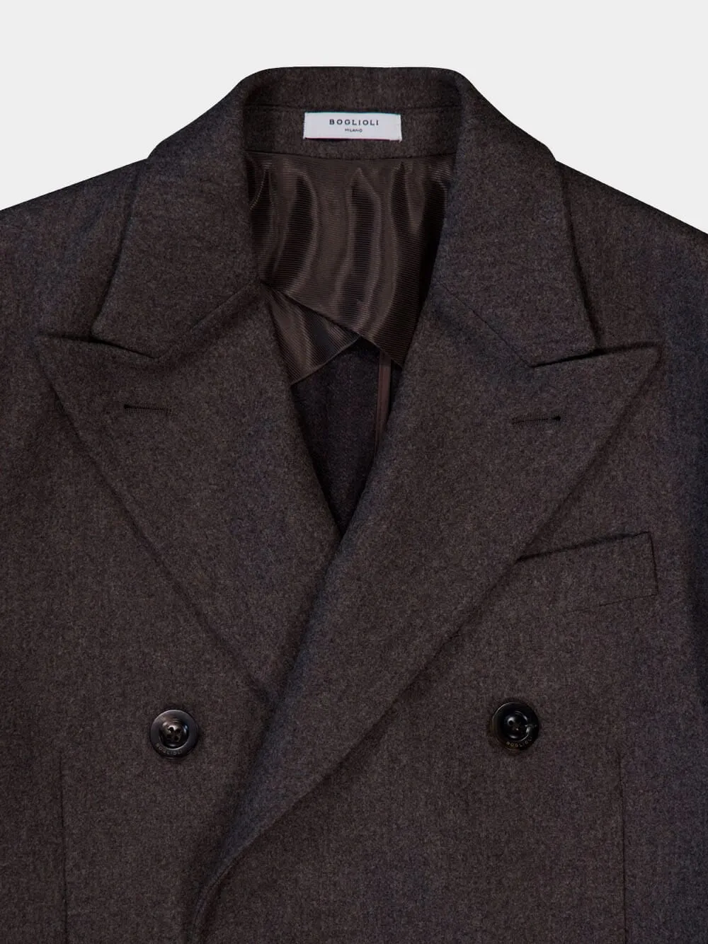 Double-Breasted Wool Coat