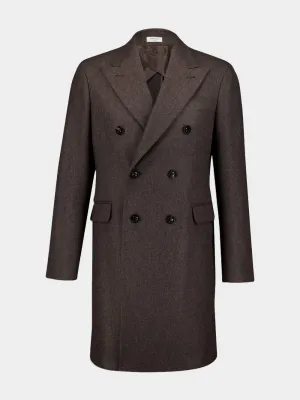 Double-Breasted Wool Coat