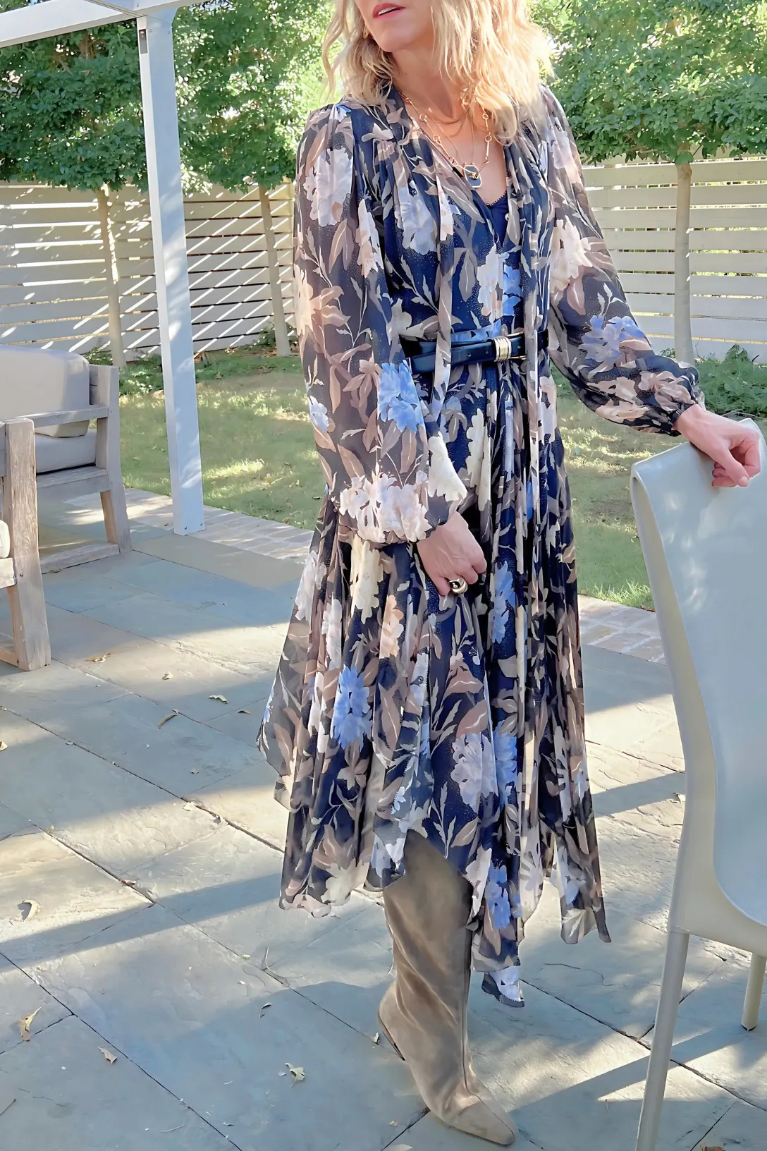 Eden Handkerchief Dress | Black Inca Lily
