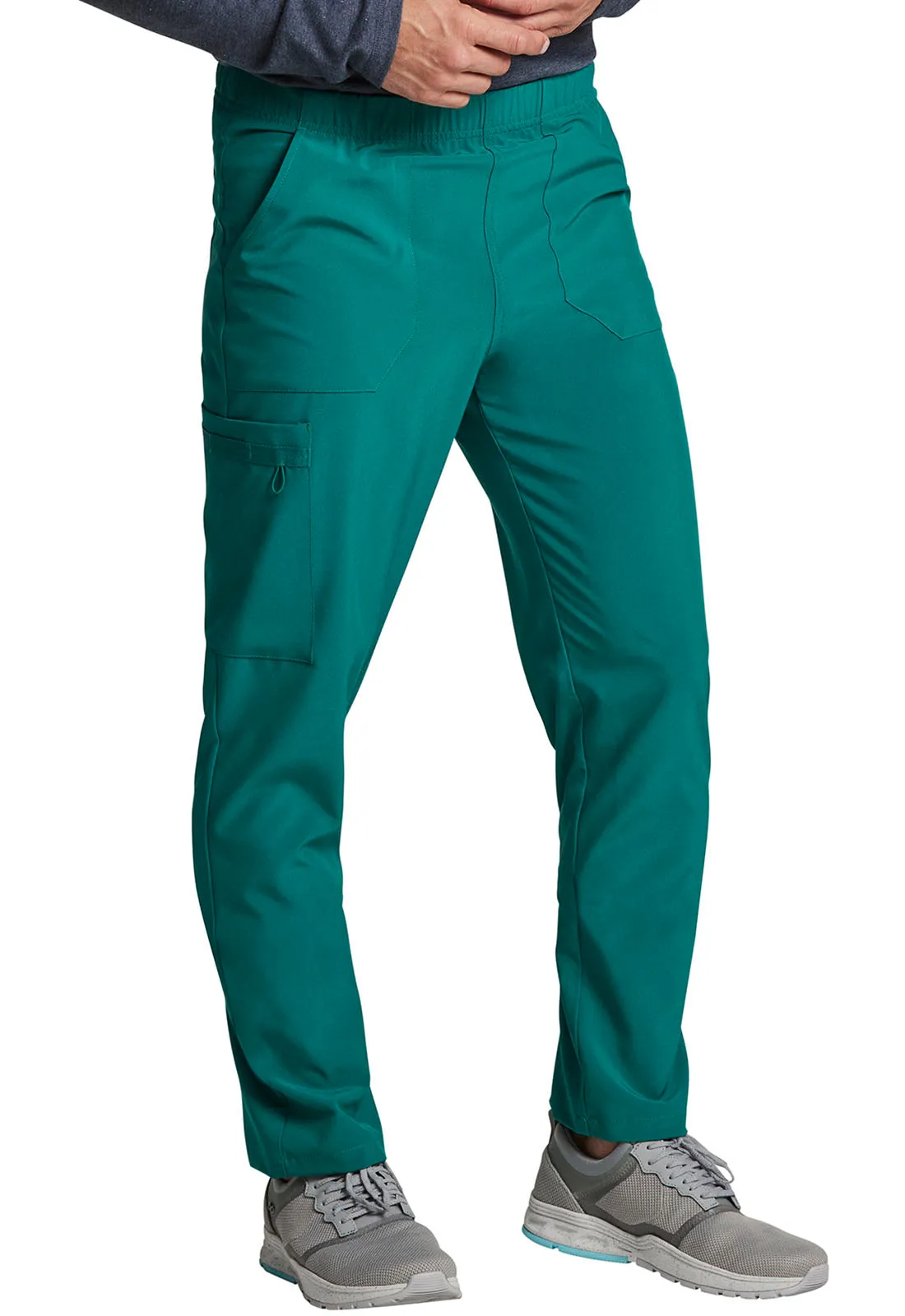 EDS Essentials DK019 Unisex Natural Rise Tapered Leg Pants Hunter Green
