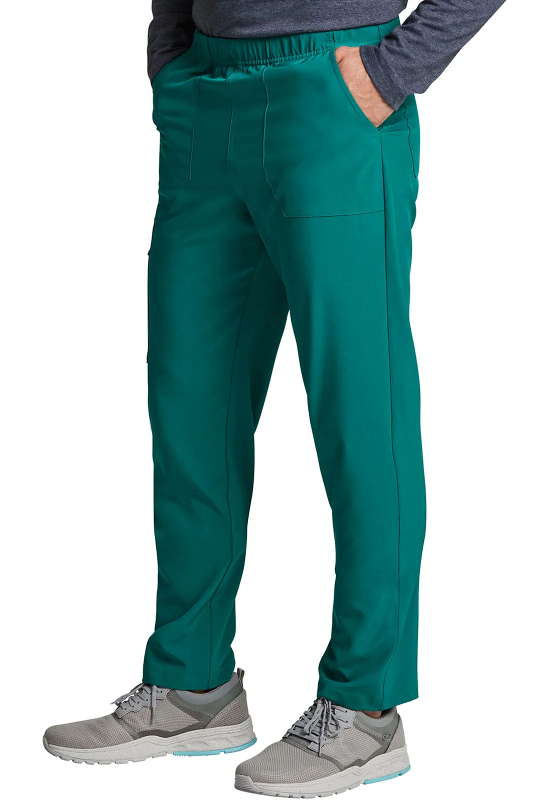 EDS Essentials DK019 Unisex Natural Rise Tapered Leg Pants Hunter Green