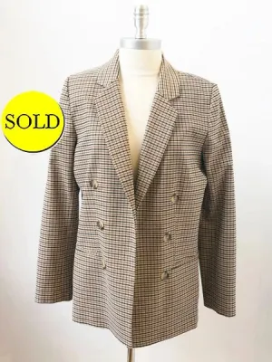 Elliott Lauren Plaid Blazer Size 12