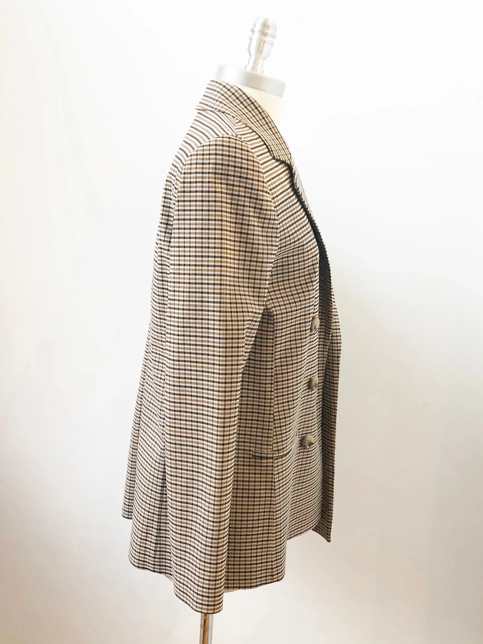 Elliott Lauren Plaid Blazer Size 12