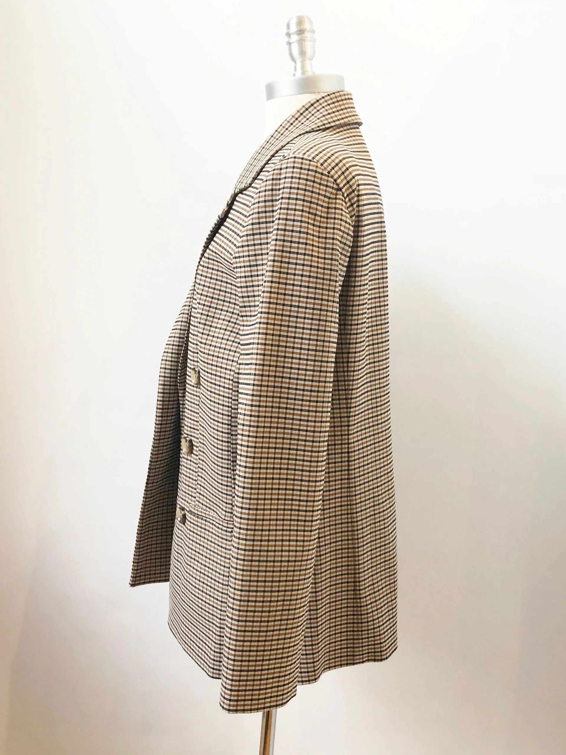 Elliott Lauren Plaid Blazer Size 12