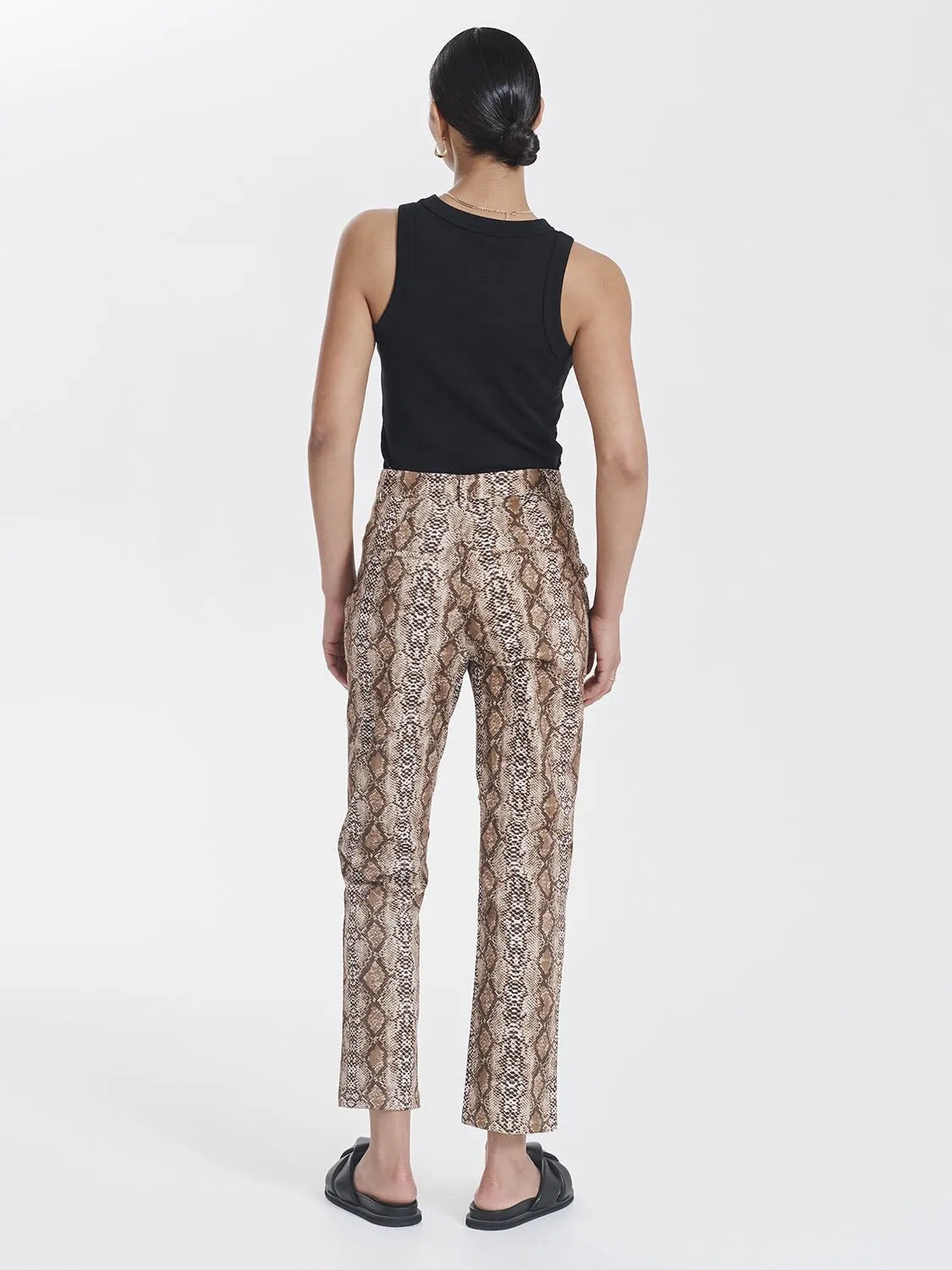 ENA PELLY Ashleigh Straight Leg Pant - Snake Print