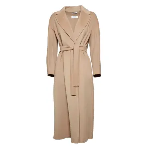 Esturia Midi Coat In Virgin Wool Camel