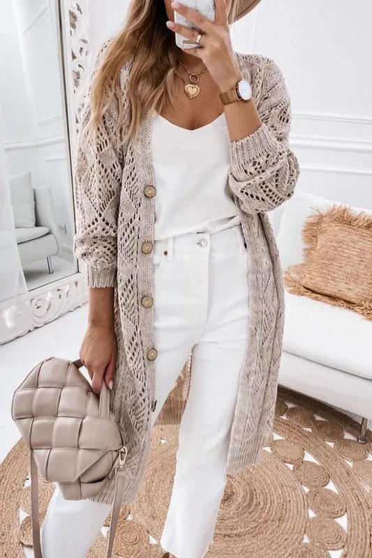 Eyes For You Sweater Cardigan