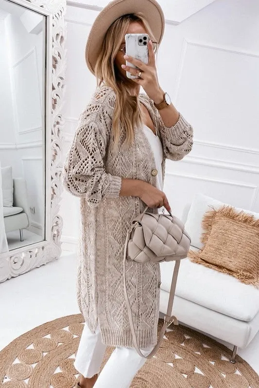 Eyes For You Sweater Cardigan
