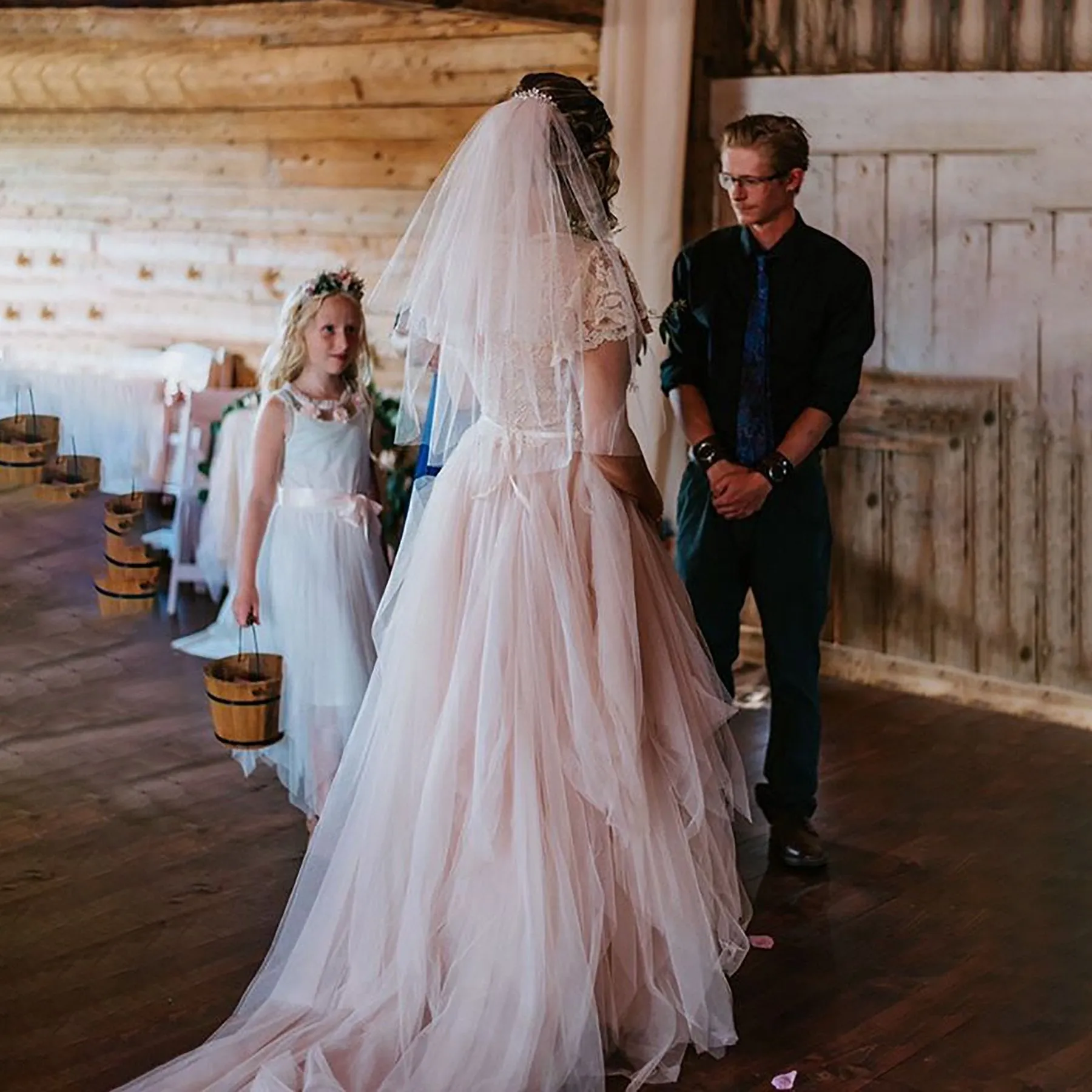 Fairy Blush Drap Dress #1293