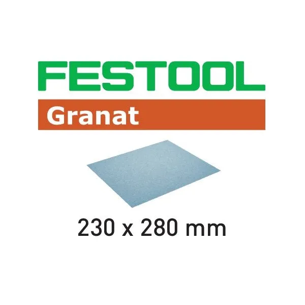 Festool Granat 9X11 Abrasive Sanding Sheets 10pk