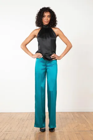 FLAVIA Satin Teal