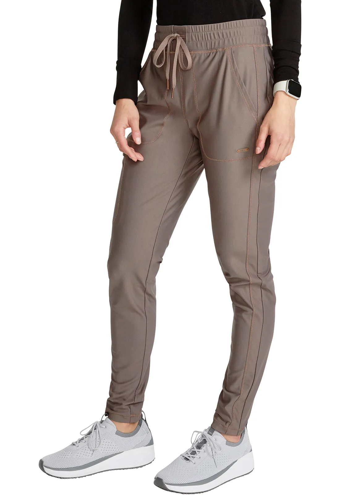 Form CK095 Mid Rise Tapered Leg Drawstring Pants Iron