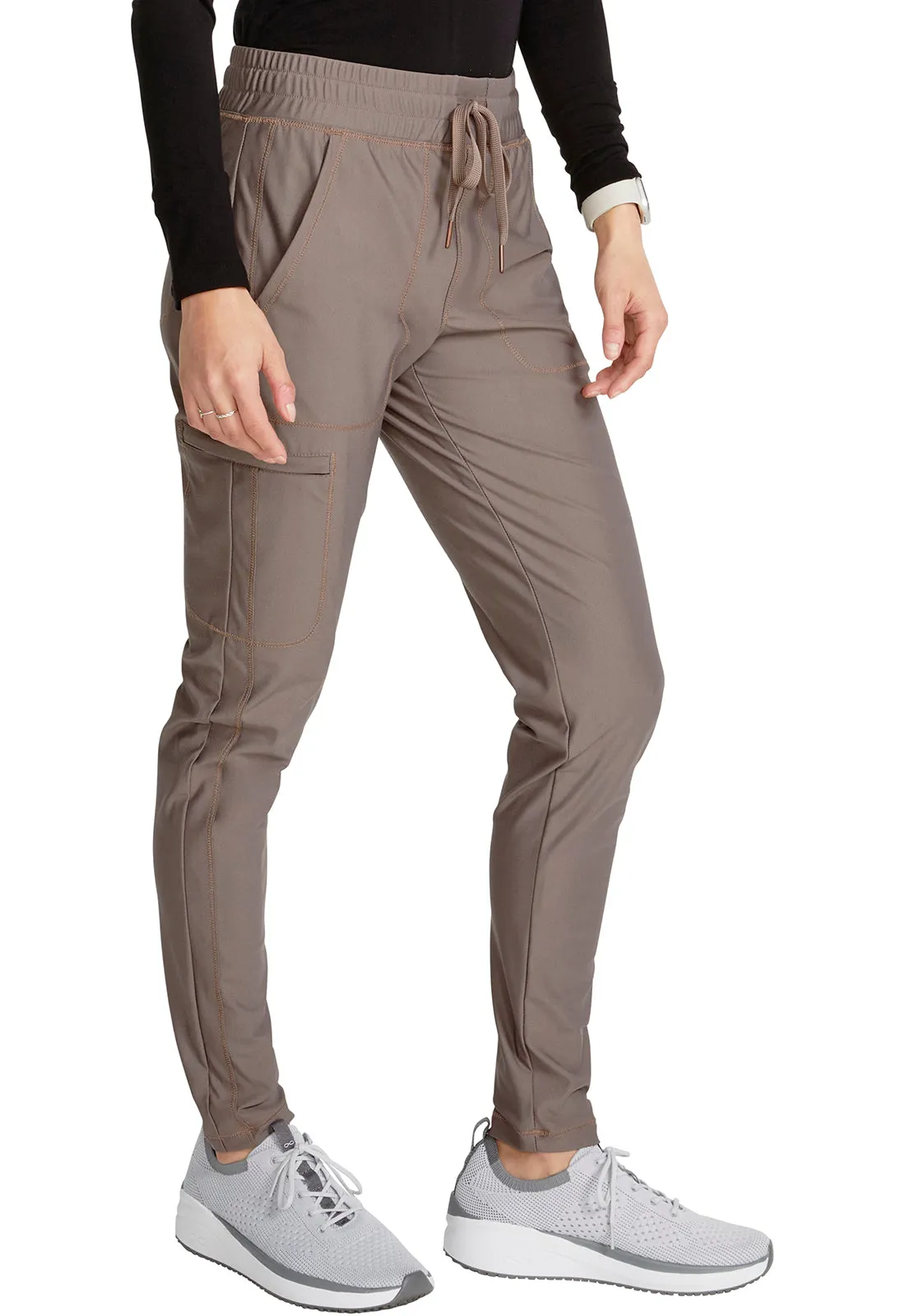 Form CK095 Mid Rise Tapered Leg Drawstring Pants Iron