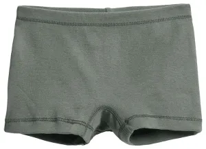 Girls Cotton "Boy Shorts" Underwear | Charcoal