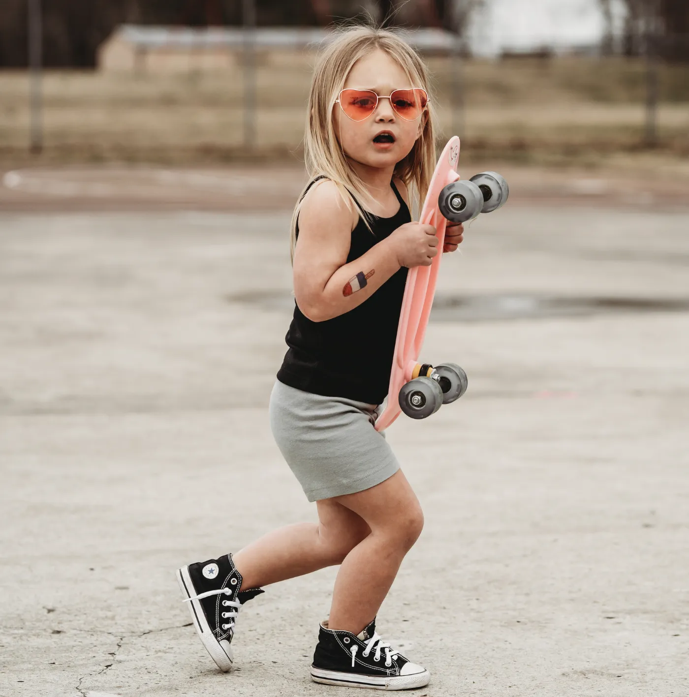 Girls Soft 100% Cotton Bike Shorts | Heather Gray