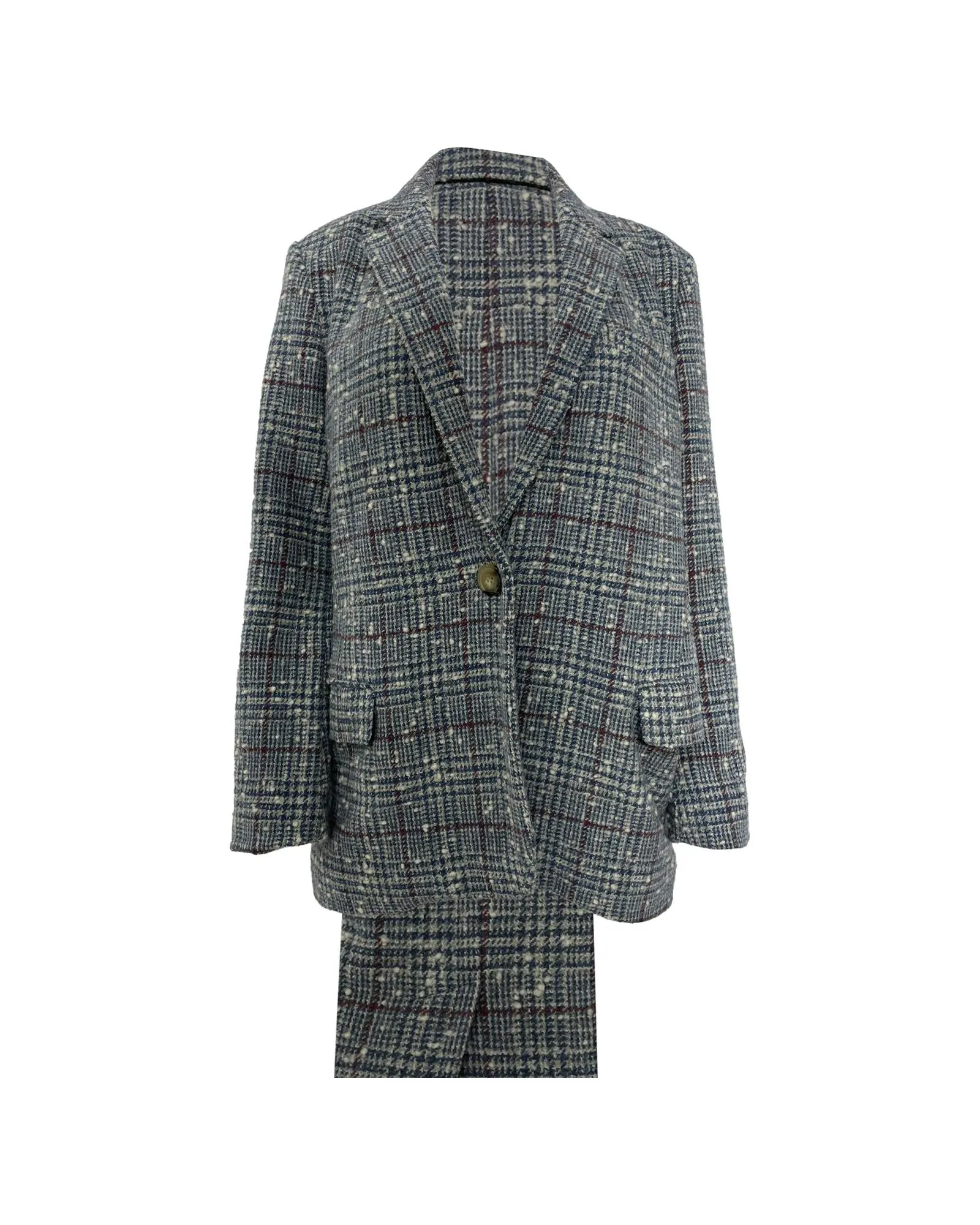 Glen Plaid Blazer Suit