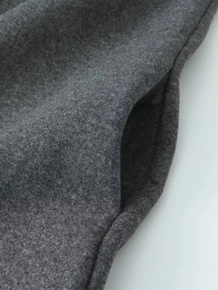 Grey Long Trench Coat | Dreamofthe90s