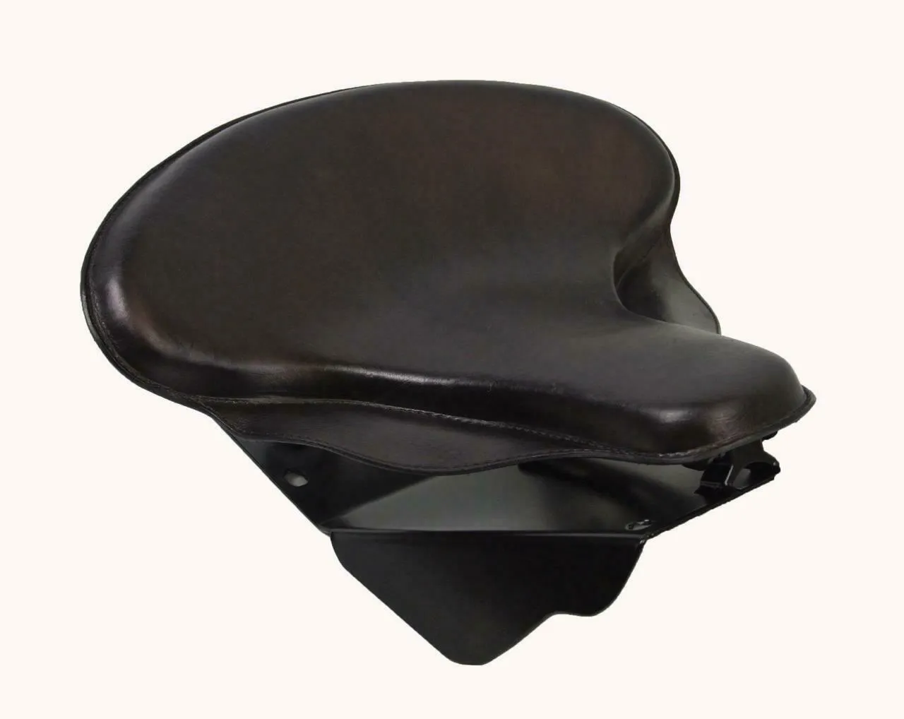 Harley Touring Spring Seat Conversion Mounting Kit 1998-2025 Black Leather bcs