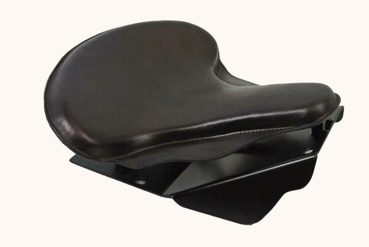 Harley Touring Spring Seat Conversion Mounting Kit 1998-2025 Black Leather bcs
