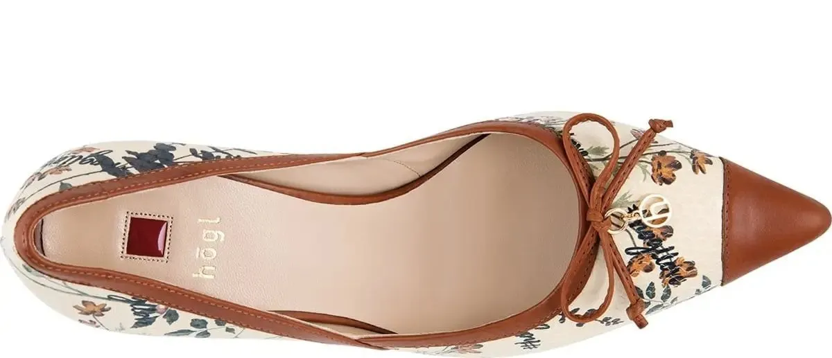 Högl Pumps LILETTE 1-107018-2410 beige/brown flowerprint