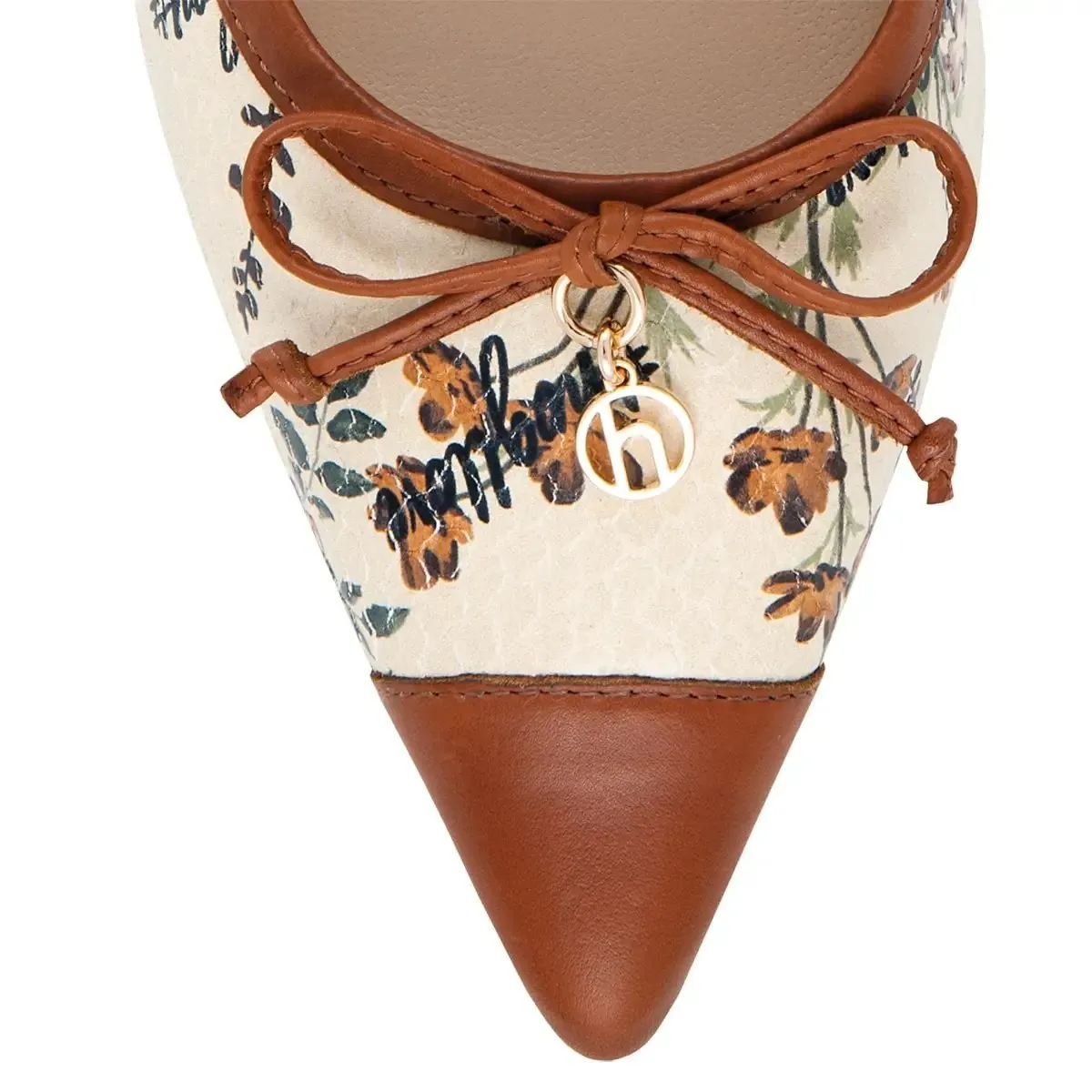 Högl Pumps LILETTE 1-107018-2410 beige/brown flowerprint
