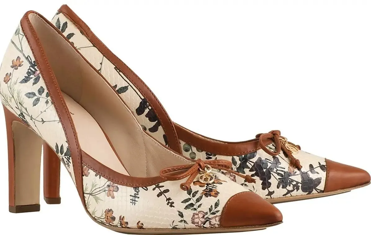 Högl Pumps LILETTE 1-107018-2410 beige/brown flowerprint