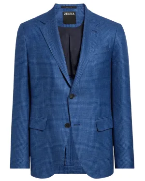 High Blue Glen Plaid Sportcoat
