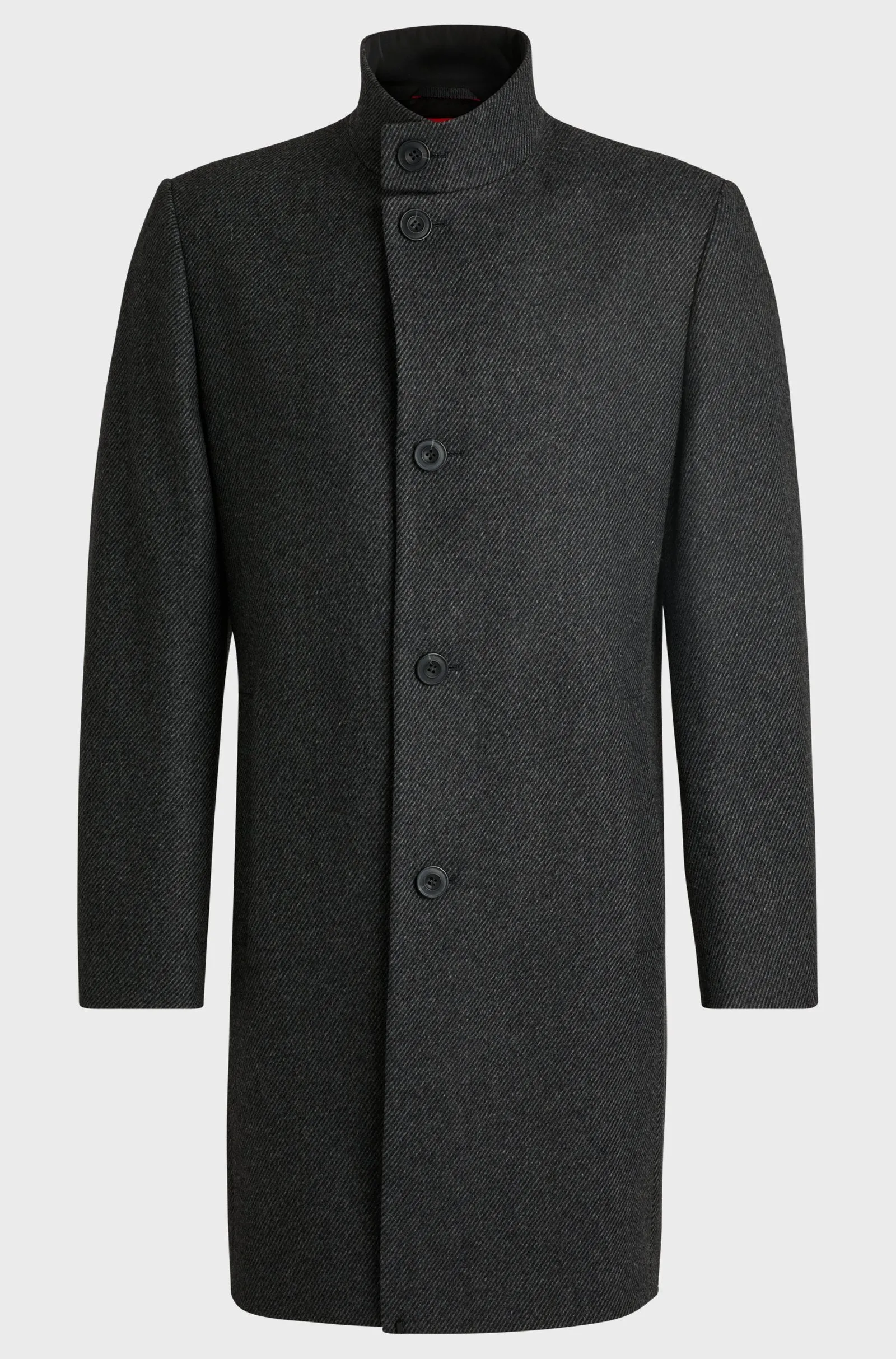 HUGO Coats Regular Fit in Wool Mix - MINTRAX2441 10263931 01-50525187