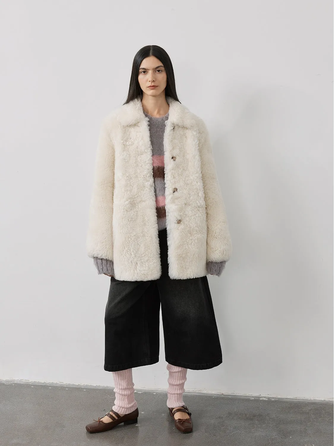 Icelandic Style Merino Fur Coat