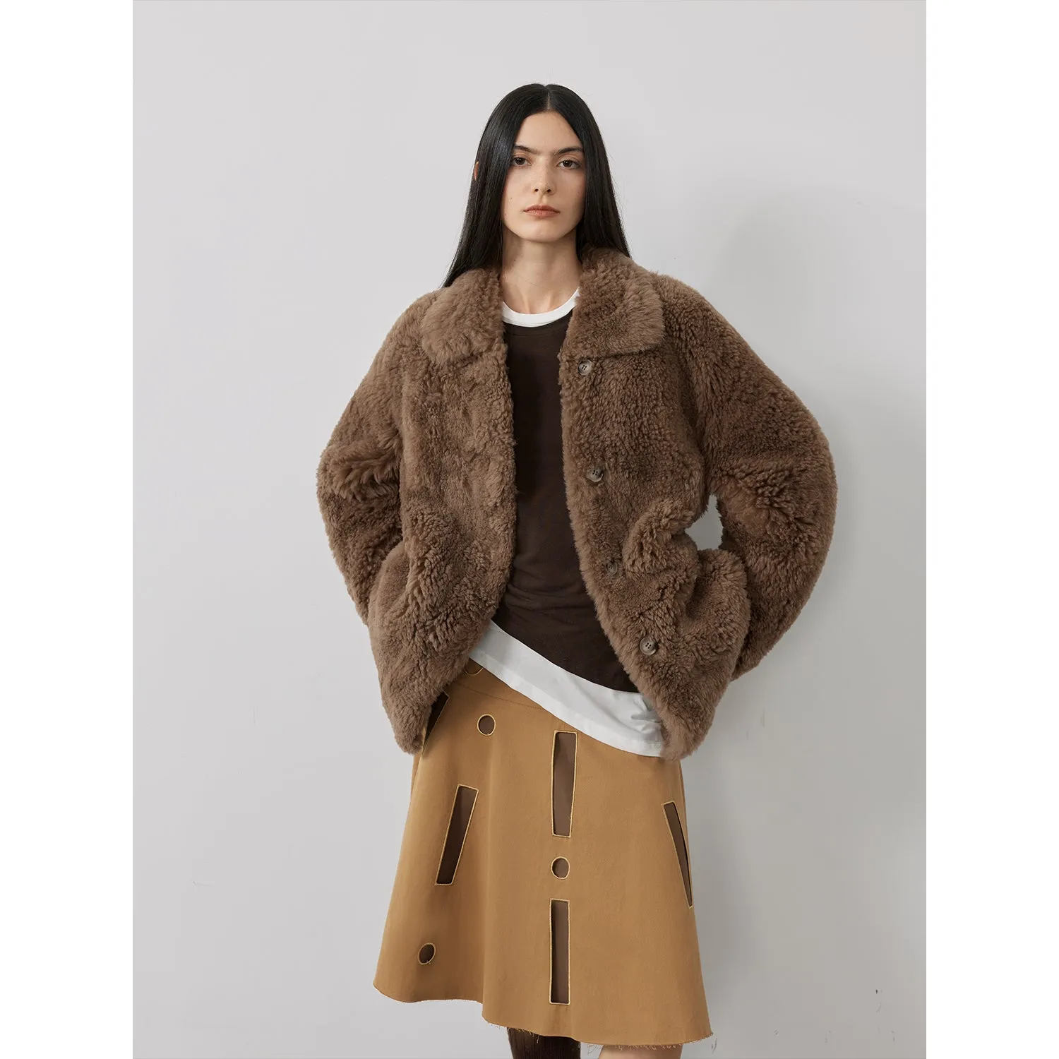 Icelandic Style Merino Fur Coat