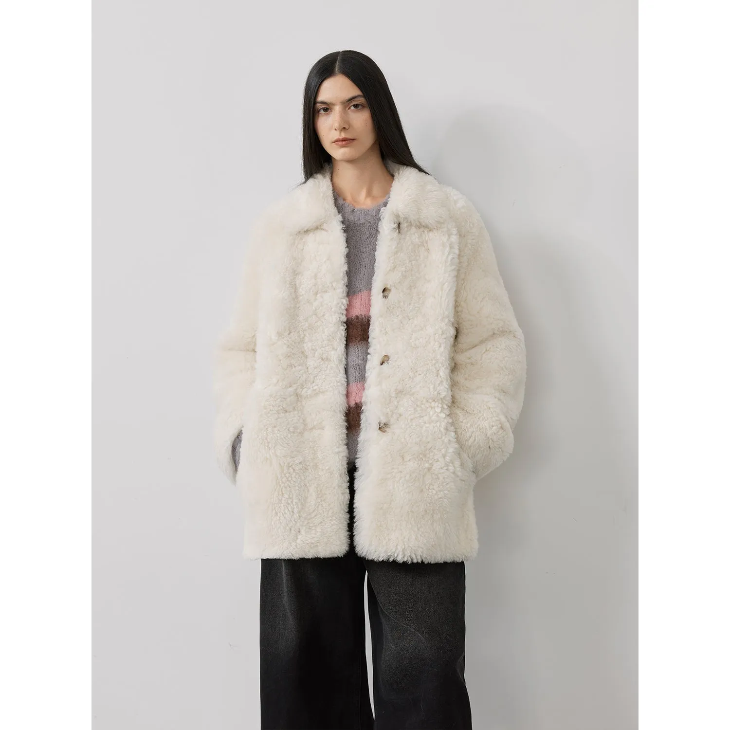 Icelandic Style Merino Fur Coat