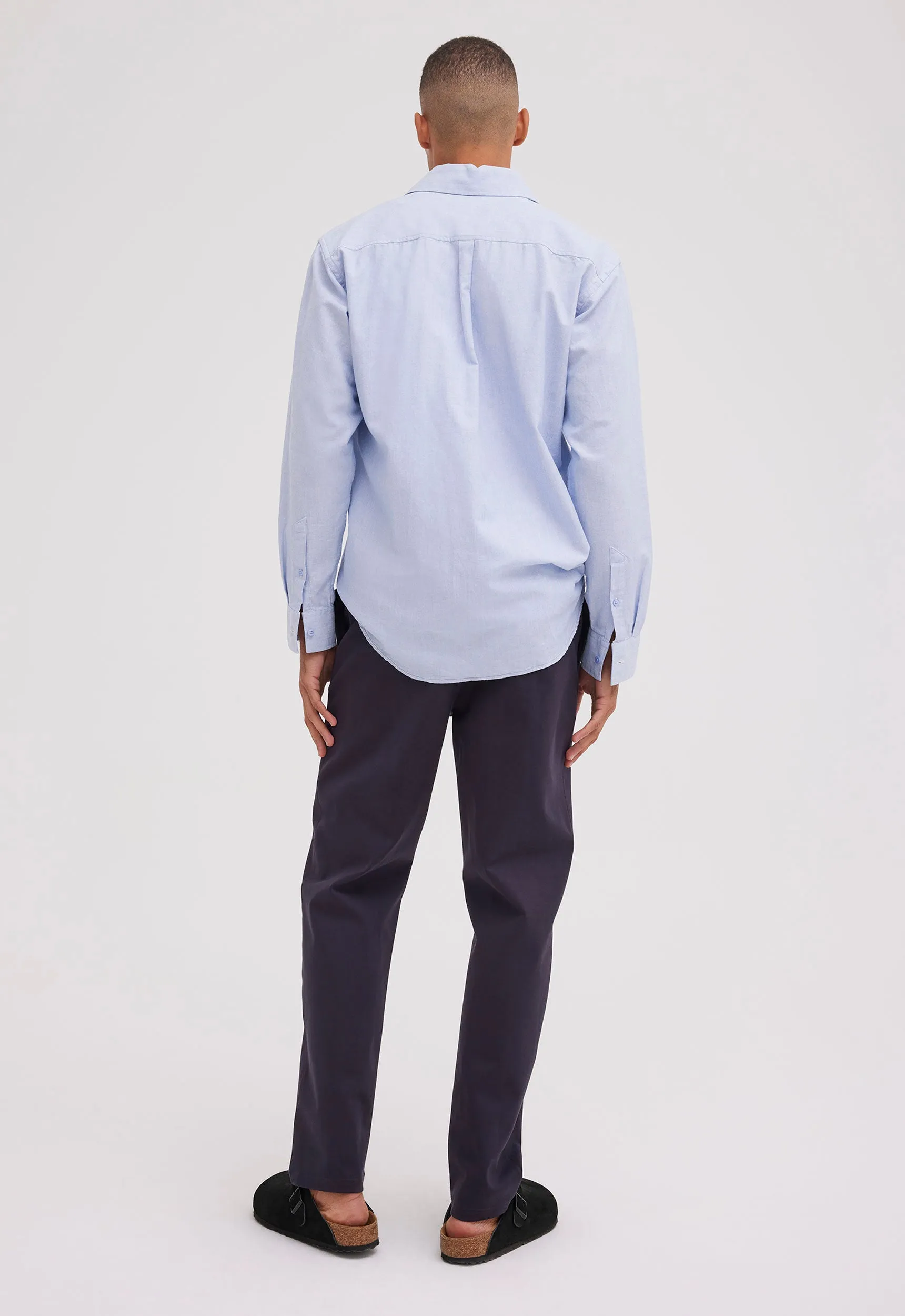 Iri Cotton Pant - Darkest Navy