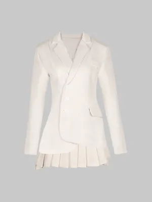 Irregular Long Sleeve Suit Set