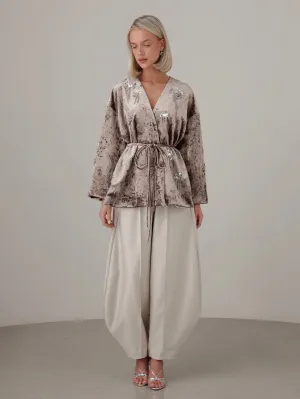 Ivory Balloon Pants