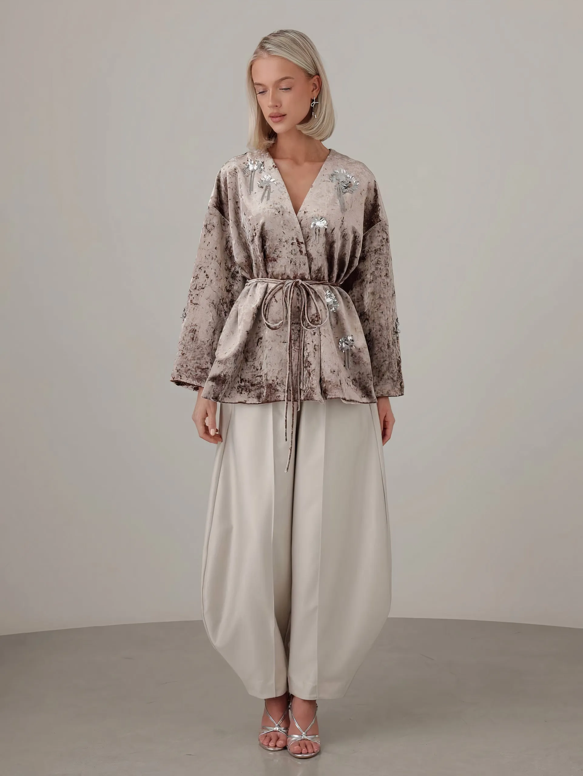 Ivory Balloon Pants