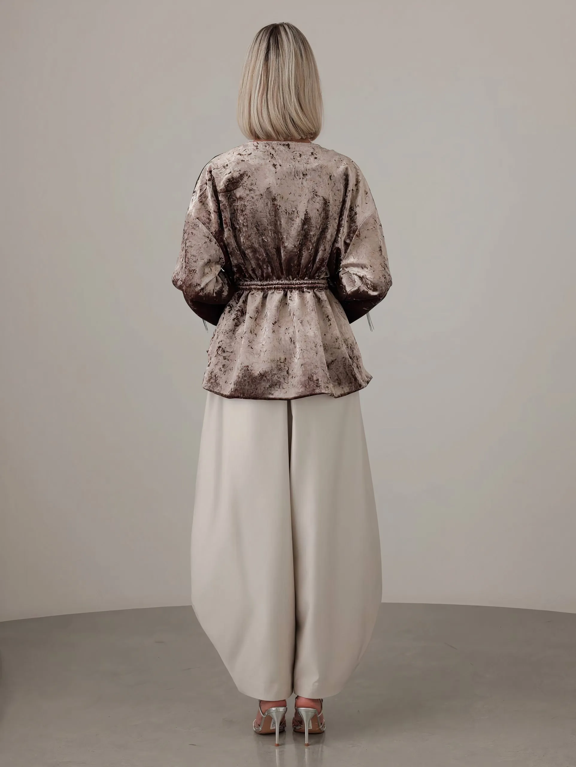 Ivory Balloon Pants