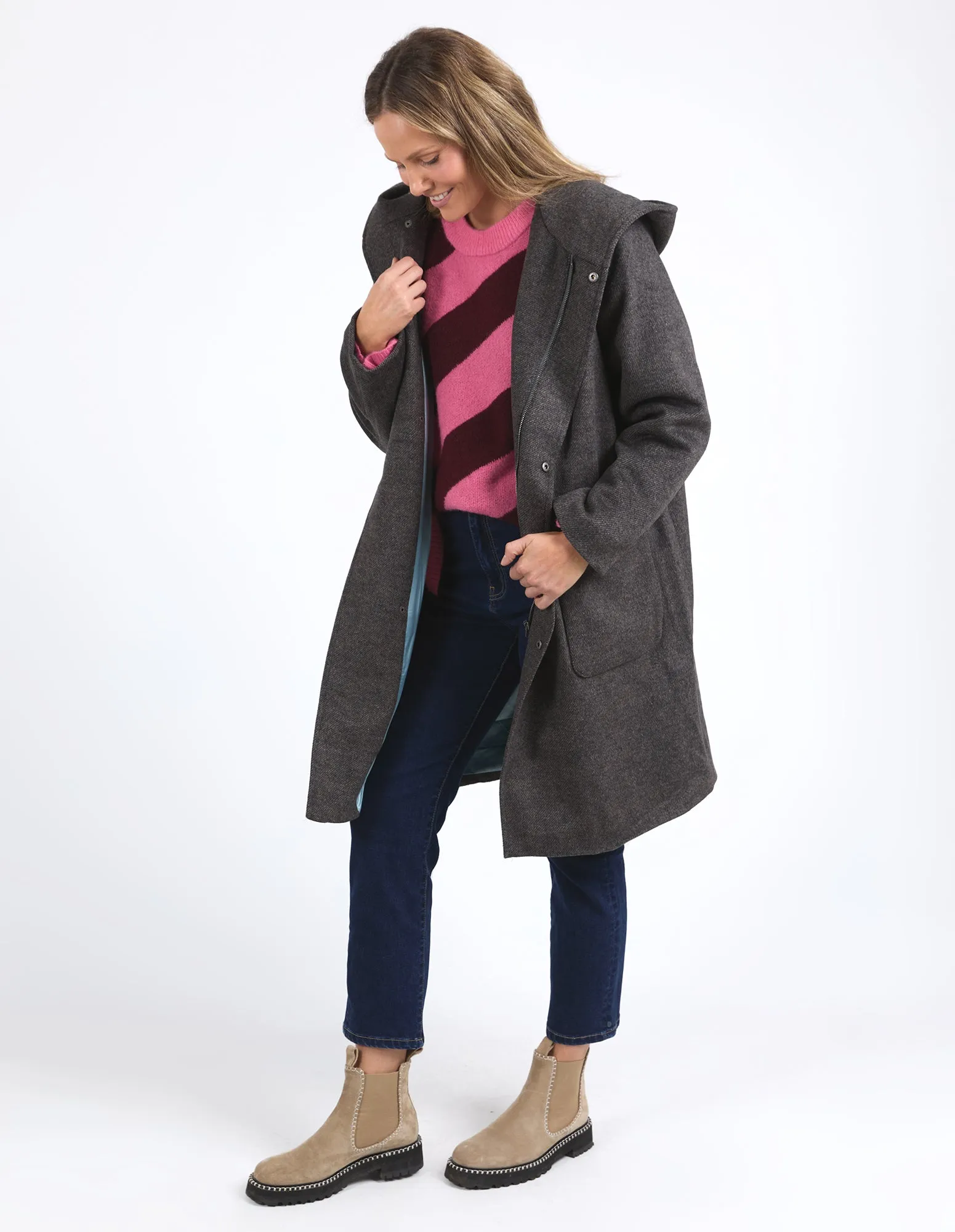 JORDAN COAT || CHARCOAL