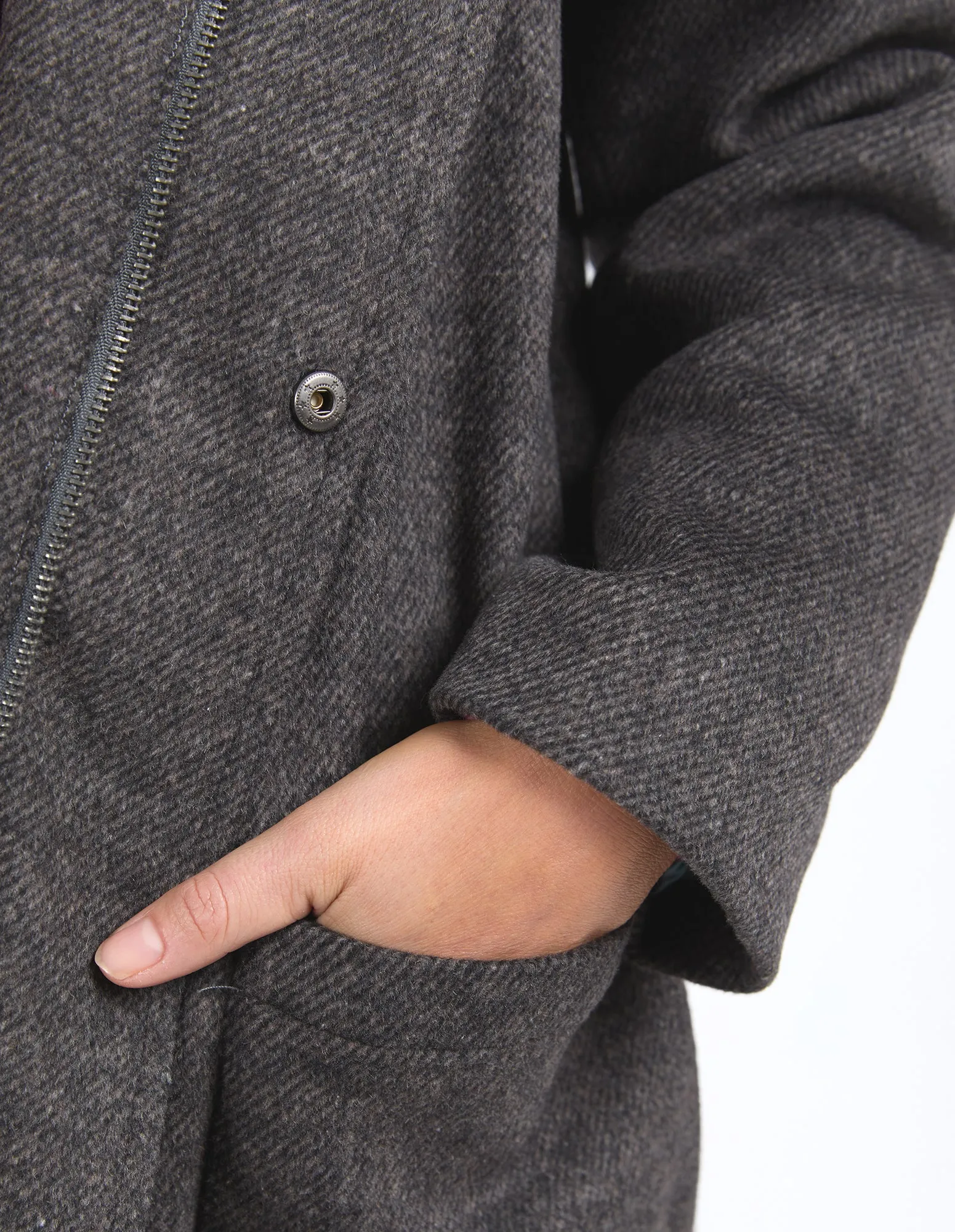 JORDAN COAT || CHARCOAL