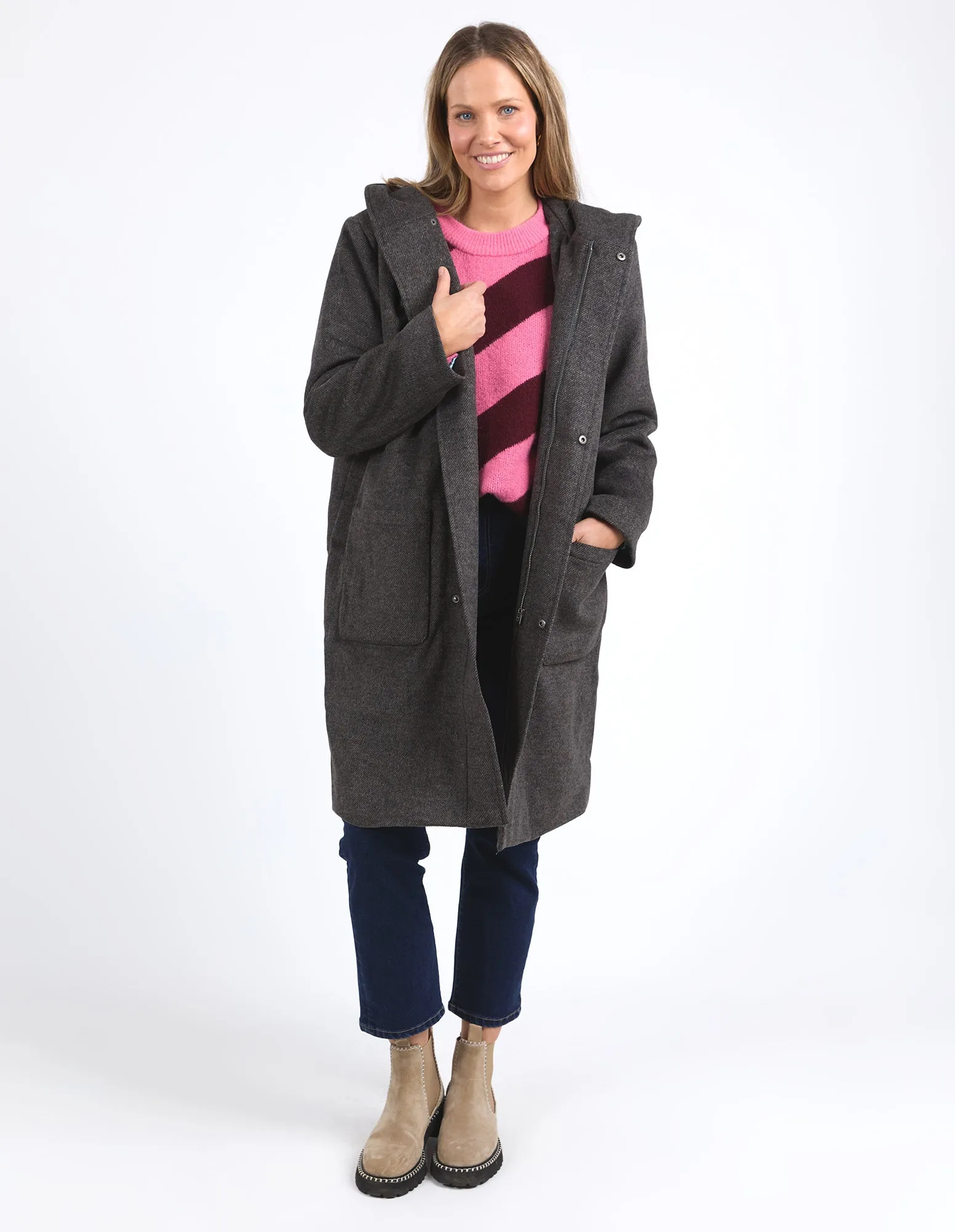 JORDAN COAT || CHARCOAL