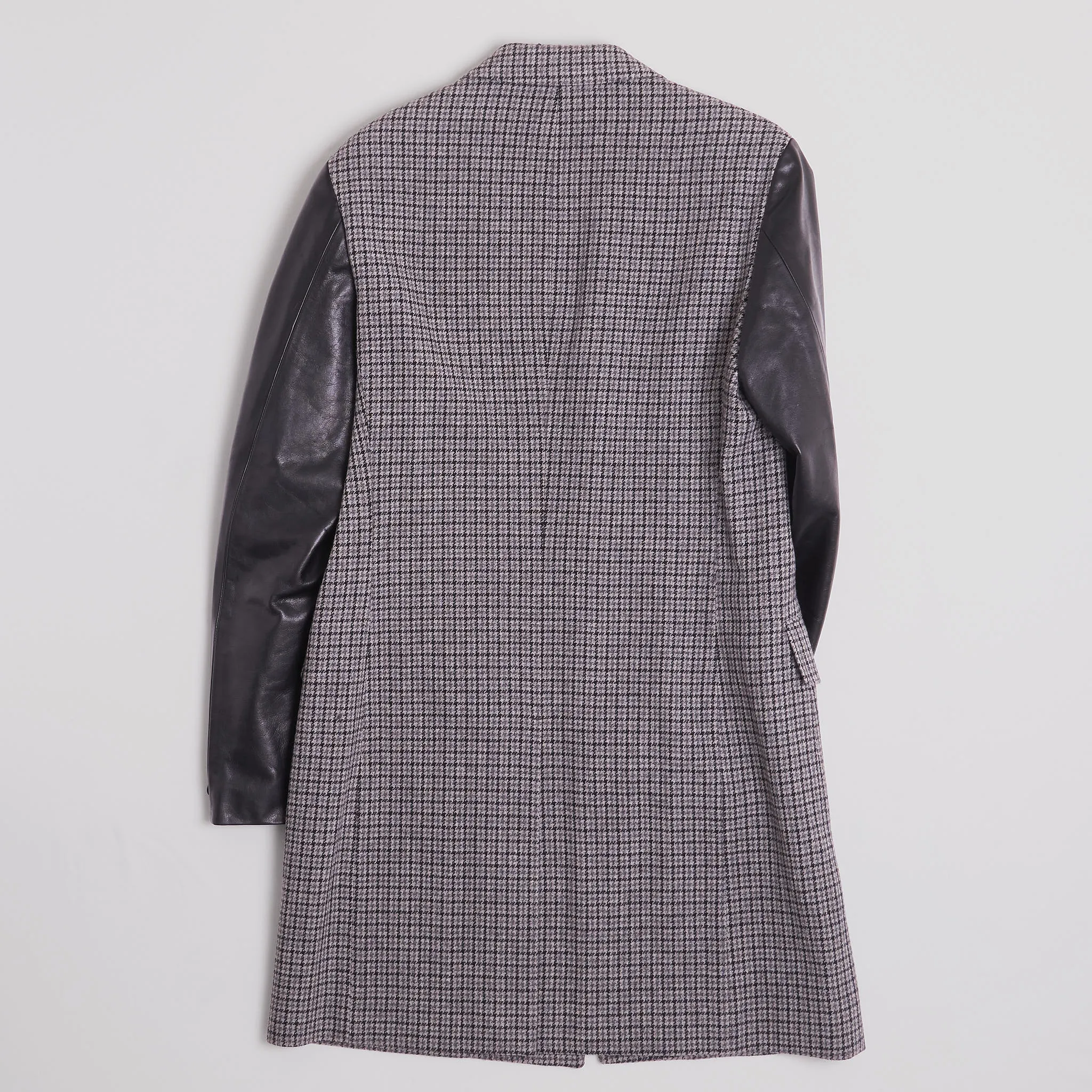 Junya Watanabe Man Wool Coat With Cordovan Sleeves