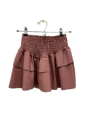 Kids Leather Smock Skirt