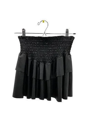Kids Leather Smock Skirt