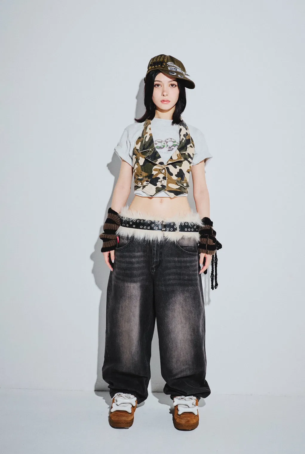 King Logo Vintage Tapered Pants