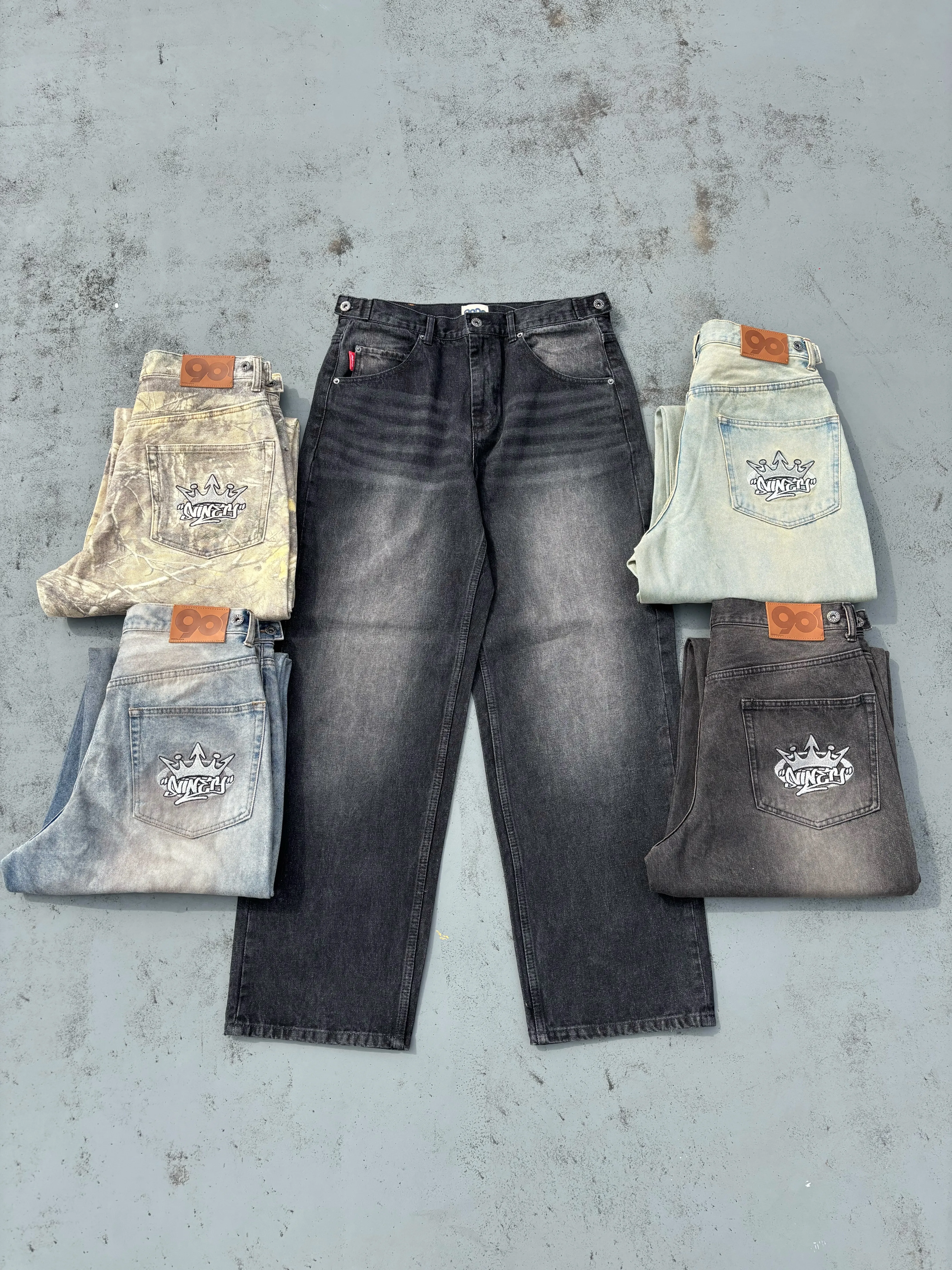 King Logo Vintage Tapered Pants